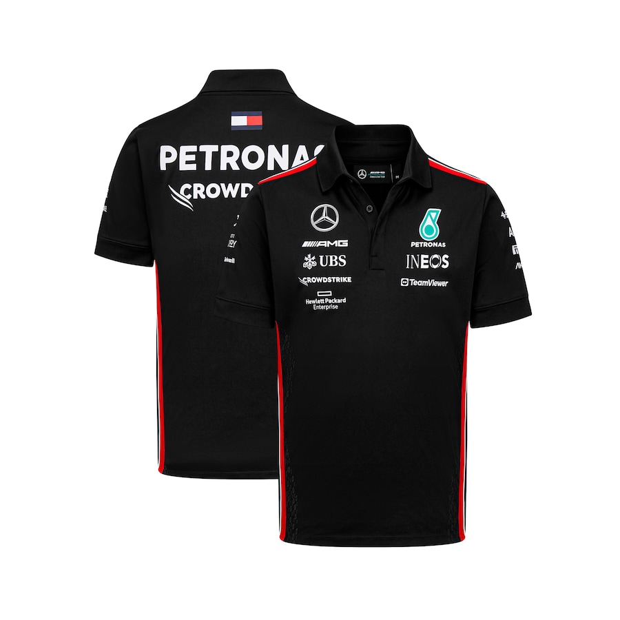 Polo del equipo AMG Petronas F1 2023 - Negro