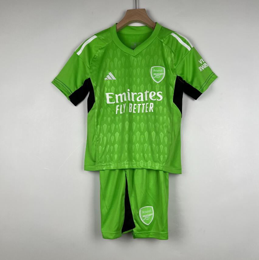 Camiseta Arsenal Portero 2023-2024 Nino Negro