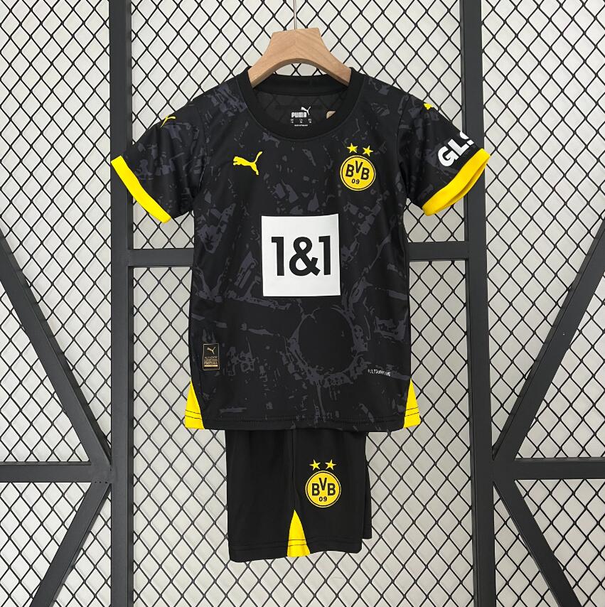 Camiseta Borussia Dortmund Segunda Equipación 23/24 Niño