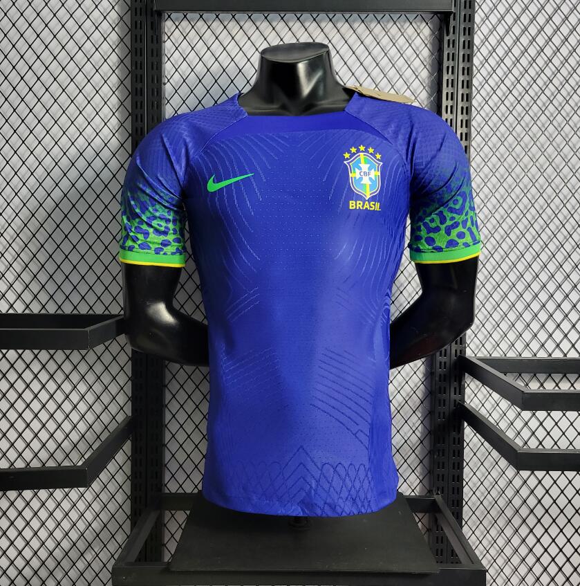 Camiseta Brasil Segunda Equipación 22/23 Authentic