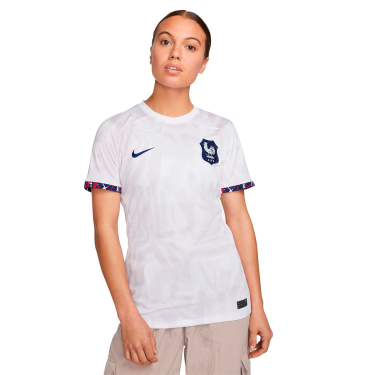 Camiseta Francia Segunda Equipación Mundial Femenino 2023 Mujer