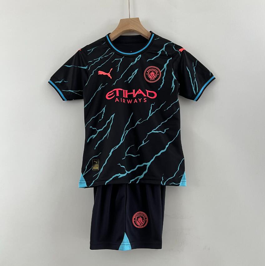 Camiseta Manchester City 3ª Equipación 23/24 Niño