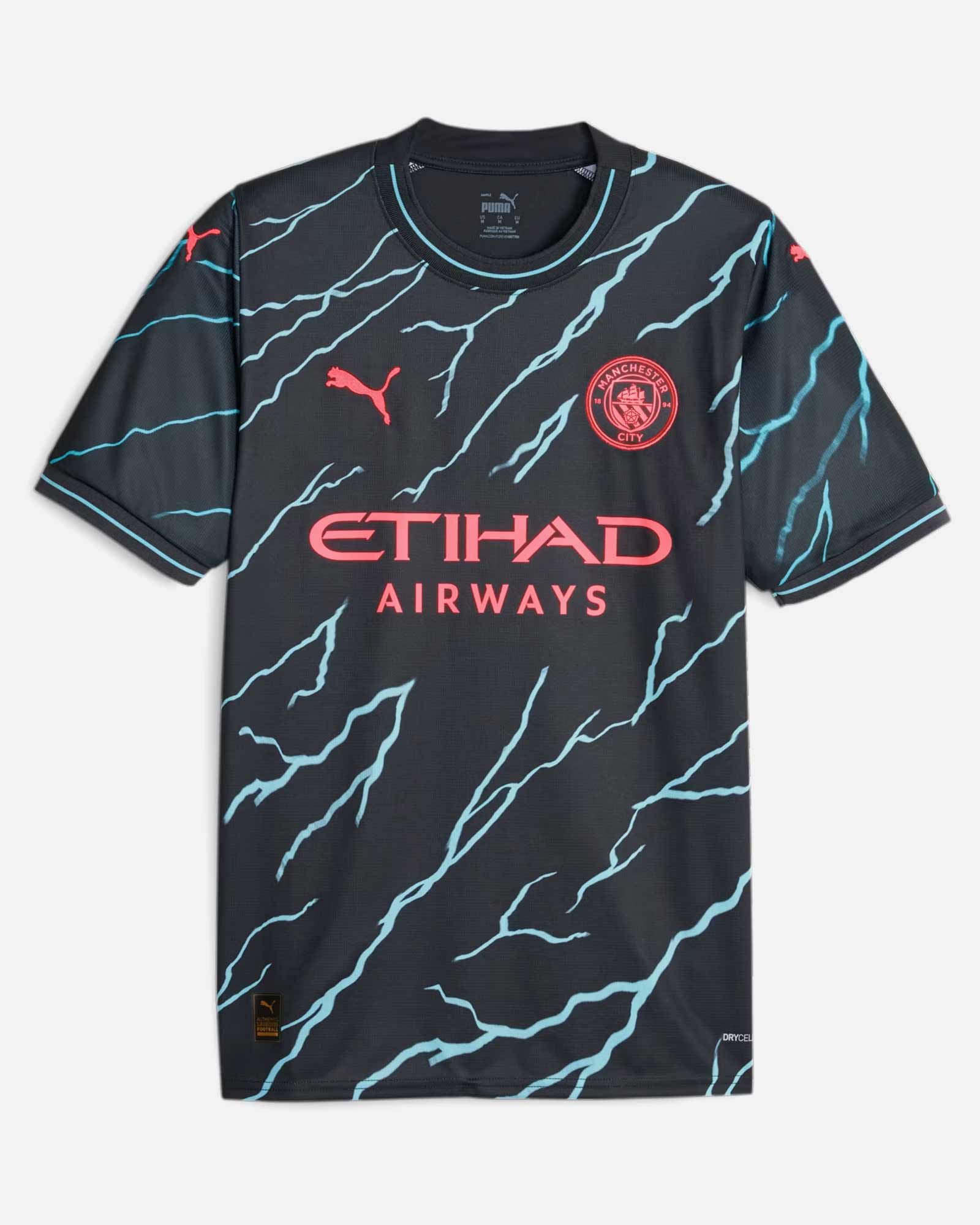 Camiseta Manchester City Tercera Equipación 23/24 Niño