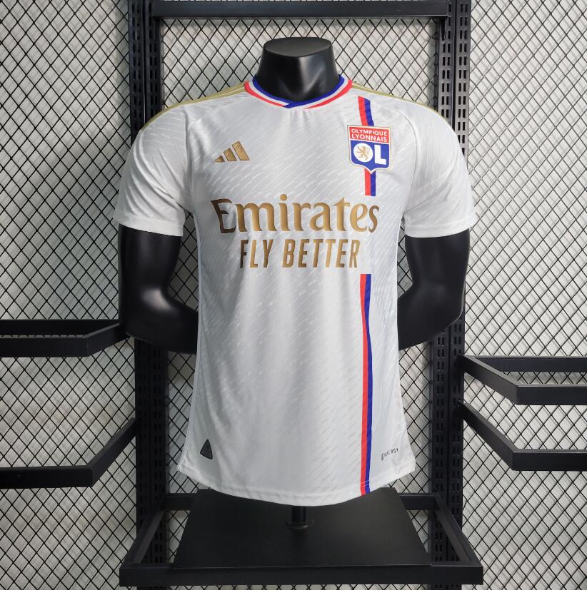 Camiseta Olympique De Lyon Primera Equipación 2023/2024 Authentic