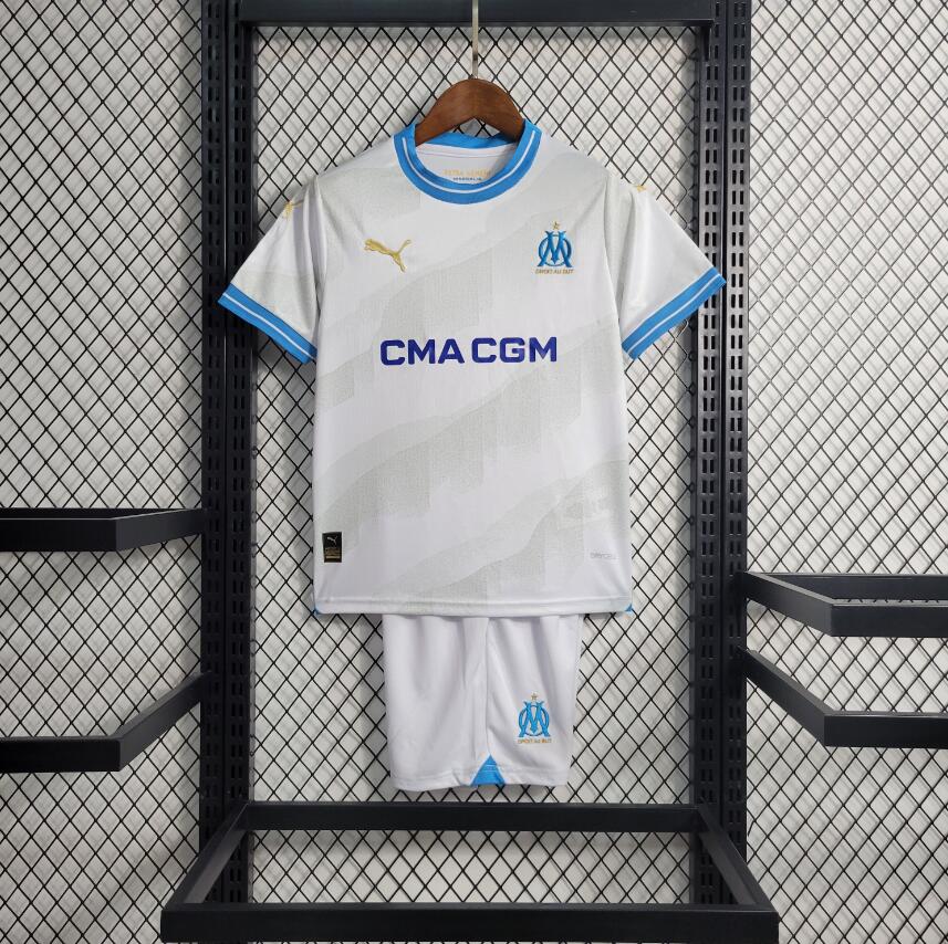 Camiseta Olympique Marsella Primera Equipación 23/24 Niño