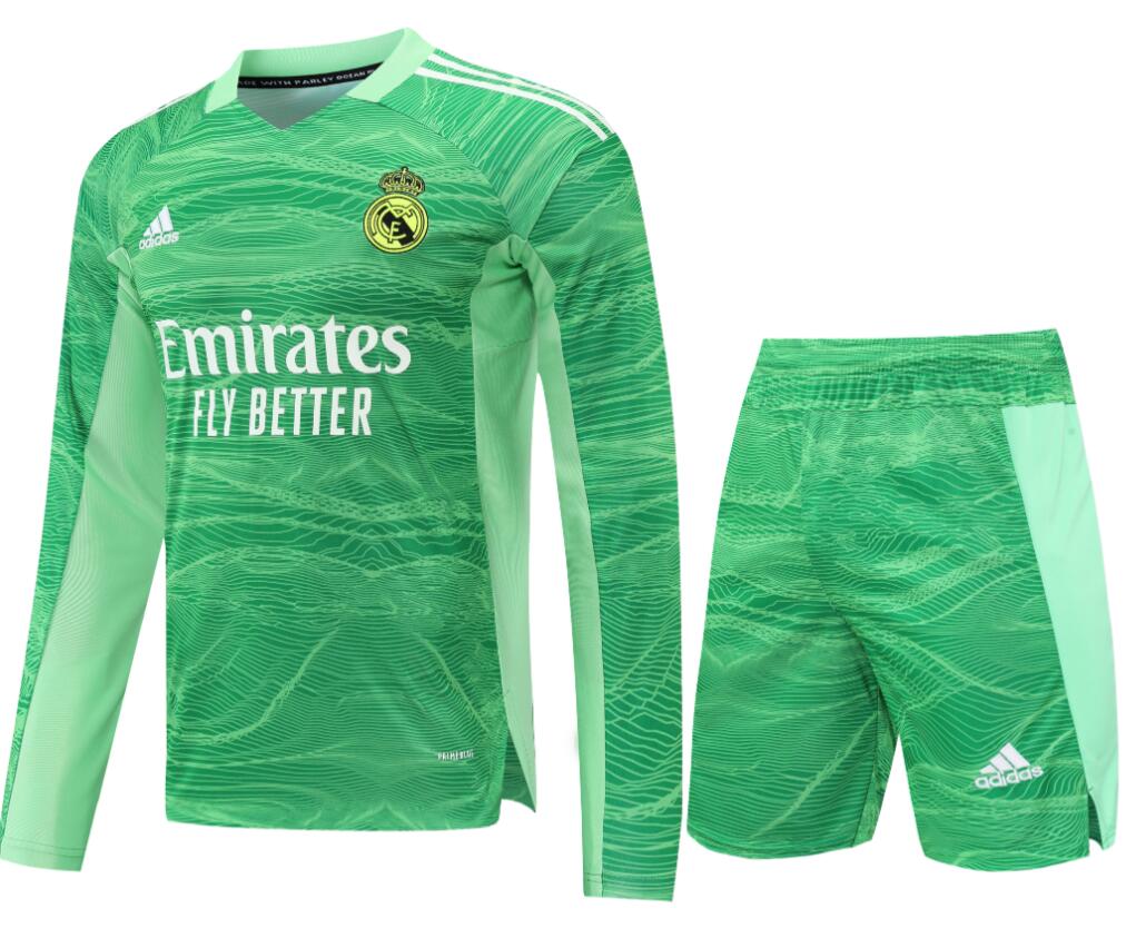 Camiseta adidas Real Madrid portero niño 23-24 verde