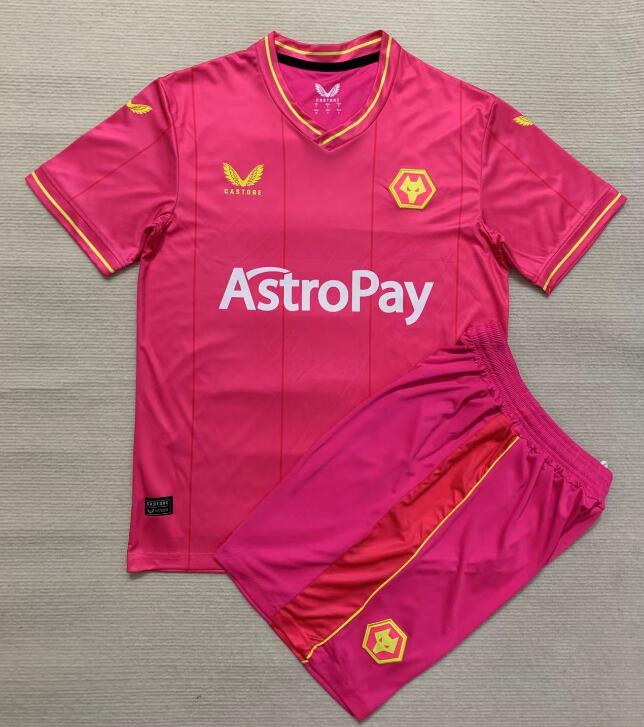 Camiseta Portero Wolves Rosa 23/24