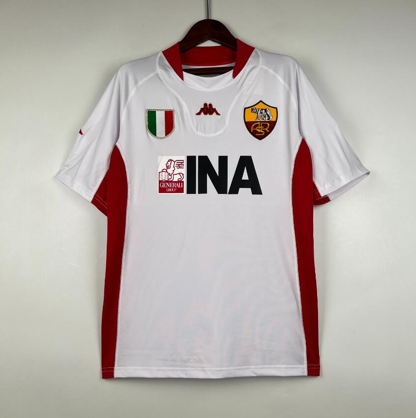 Camiseta Retro As Roma Segunda Equipación 01/02