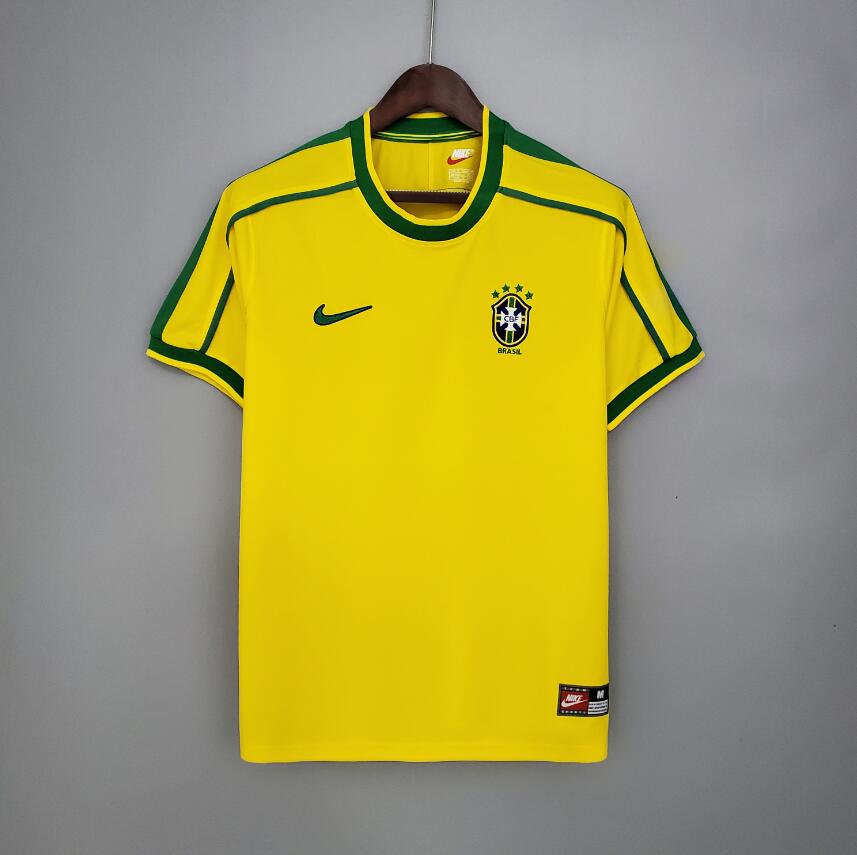Camiseta Brasil Retro Primera Equipación 1998