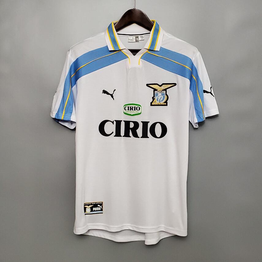 Camiseta Retro Ss Lazio Segunda Equipación 00/01
