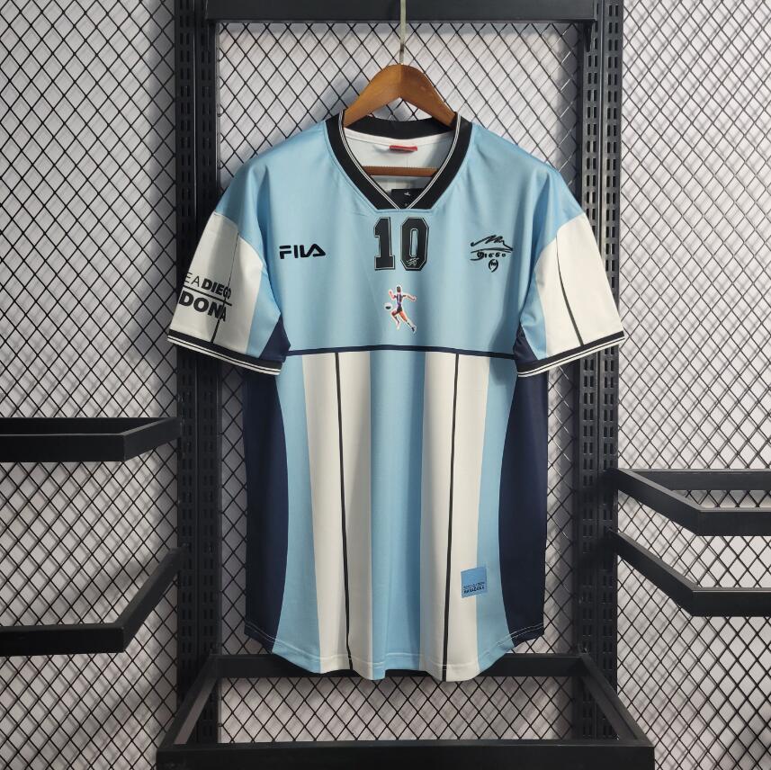 Camiseta Retro10 Argentina Maradona Retirement Commemorative Edition