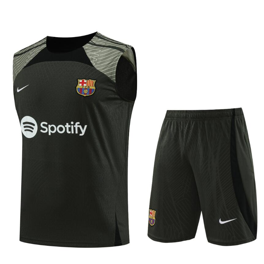 Camiseta Sin Mangas Barcelona FC Pre-Match 2023/2024 + Pantalones