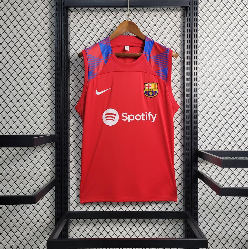 Camiseta Sin Mangas B-arcelona Pre-Match Rojo 23/24