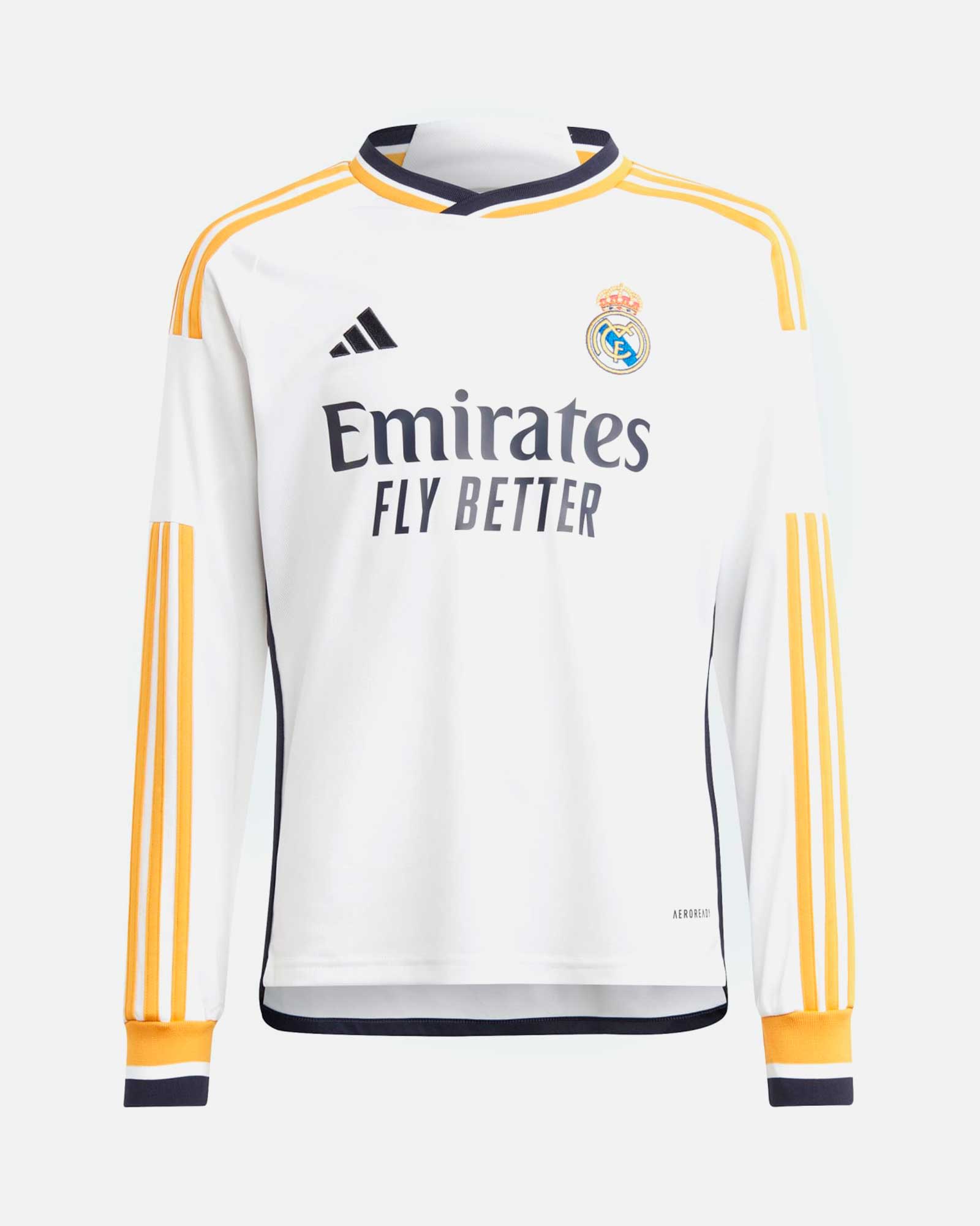 Camiseta de manga larga 1ª Real Madrid 2023/2024 Niño