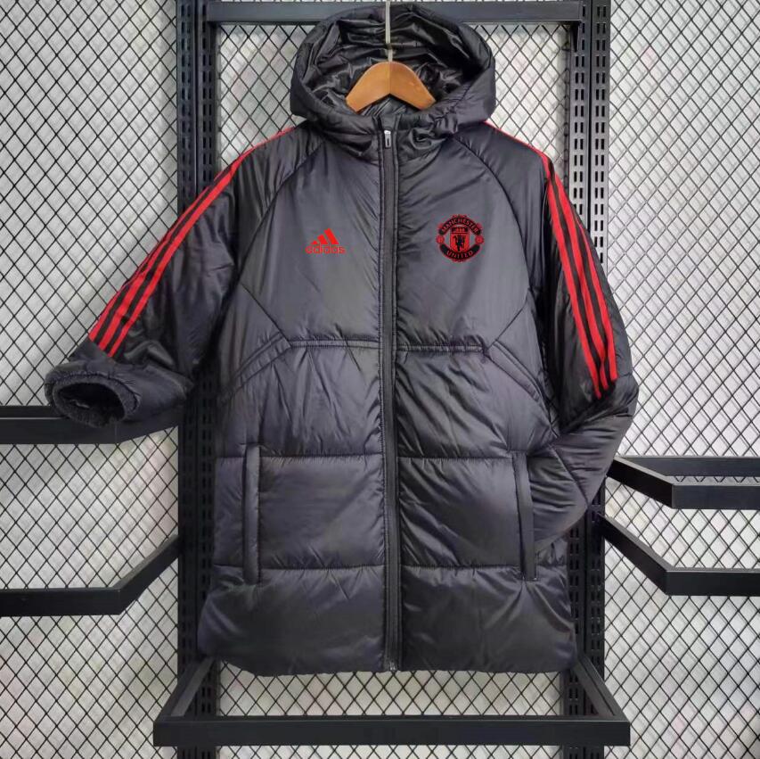 Chaqueta De Plumón Manchester United Negro