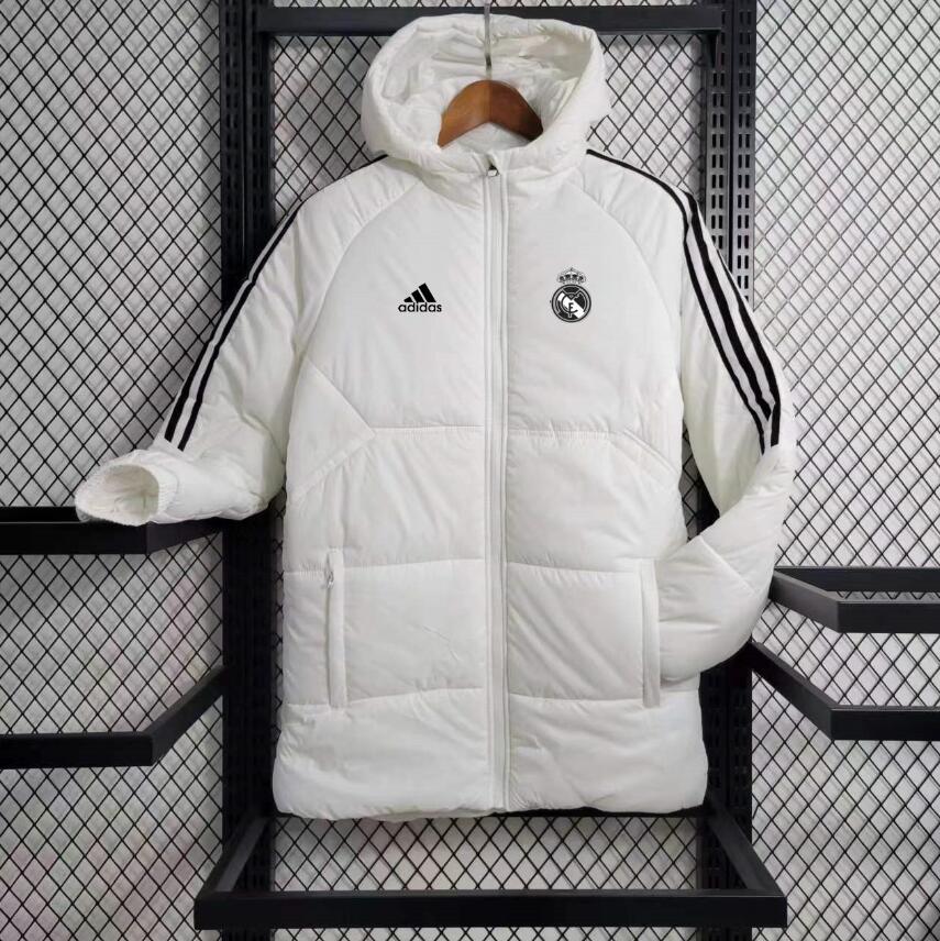 Chaqueta De Plumón Real Madrid Blanco