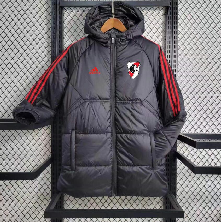 Chaqueta De Plumón River Plate Negro