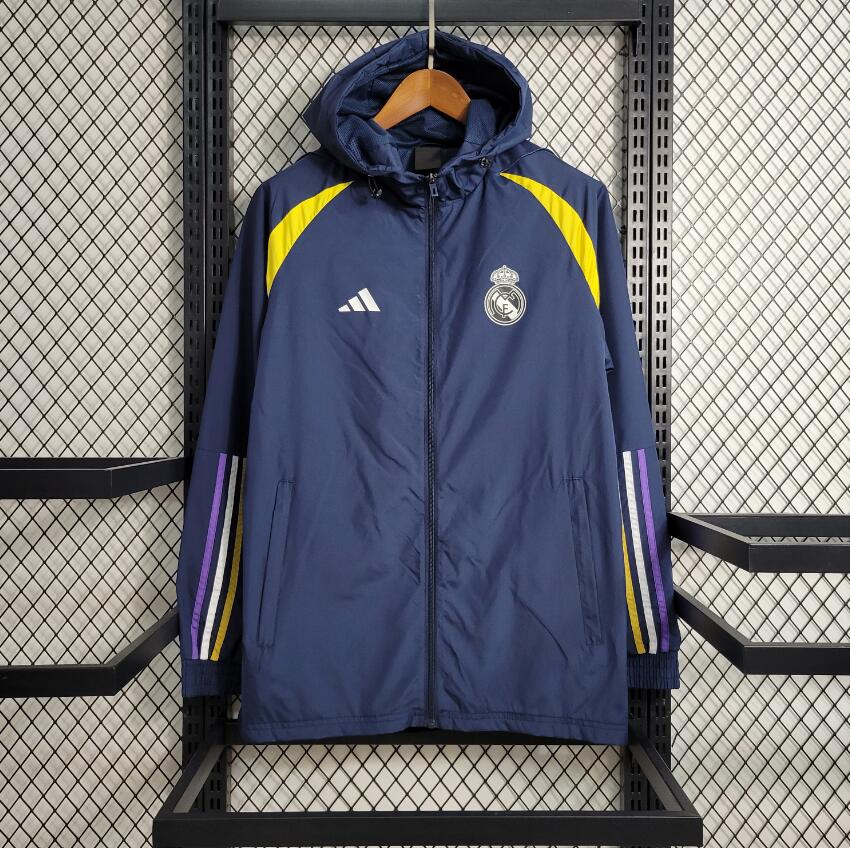 Chandal Real Madrid 2023/2024 Con Capucha Blanco 