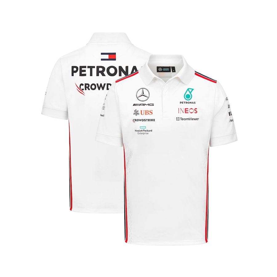 POLO Piloto Equipo Mercedes AMG Petronas F1 2023 - Blanco