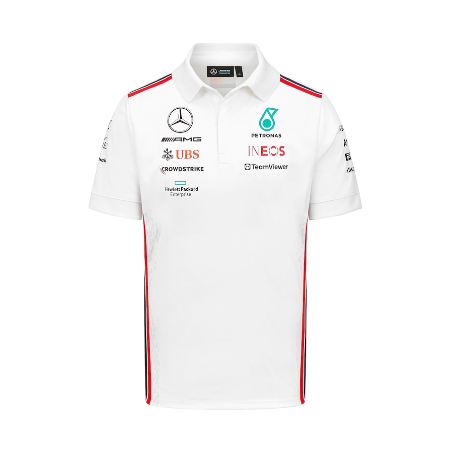 POLO Piloto Equipo Mercedes AMG Petronas F1 2023 - Blanco [Fone68594] -  €25.00 