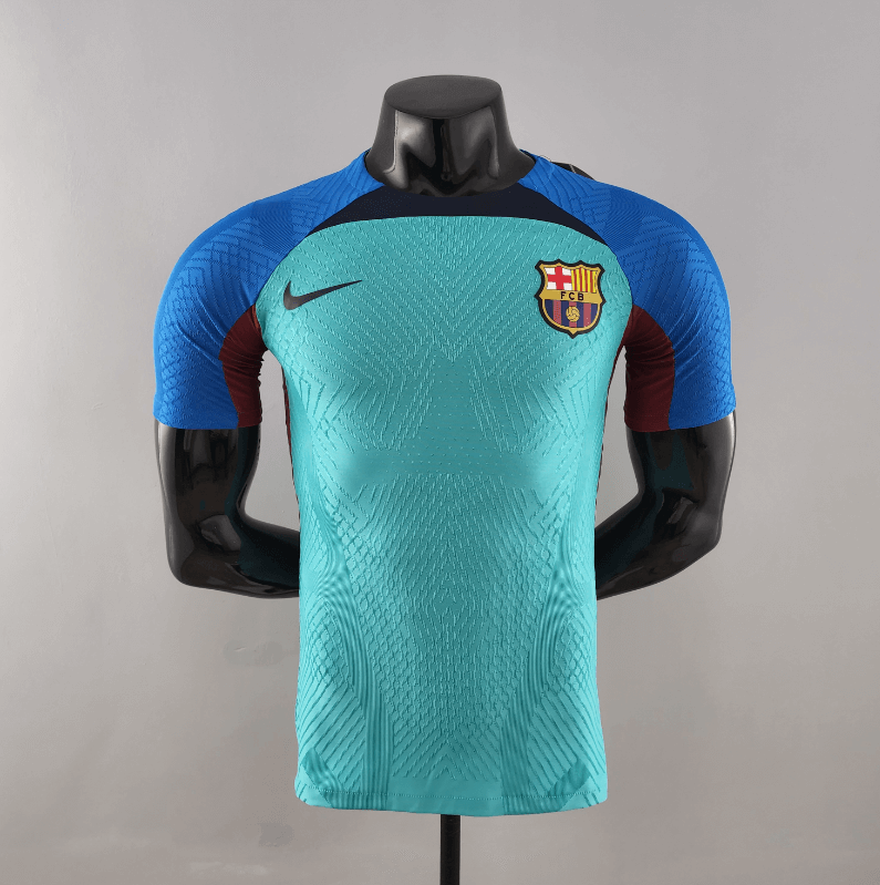 Camiseta 22/23 Barcelona Entreno Azul Y Verde