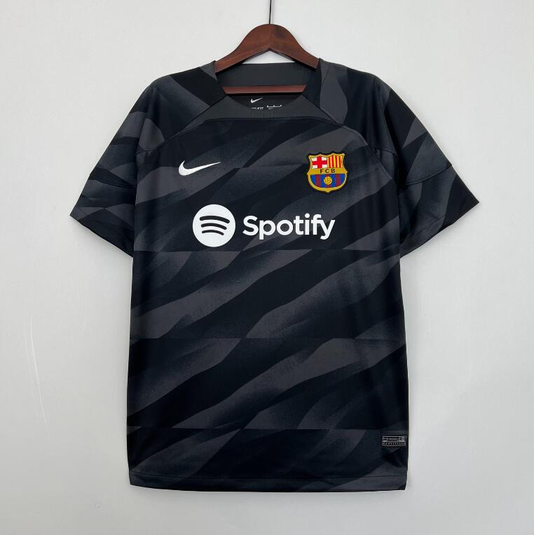 Camiseta Barcelona Fc Portero Negra 2023-2024