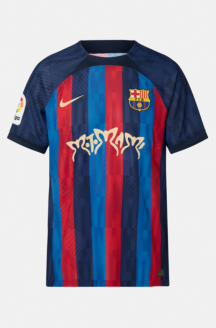 Camiseta Edición Limitada Motomami de Rosalía de la 1a equipación masculina del FC Barcelona 22/23