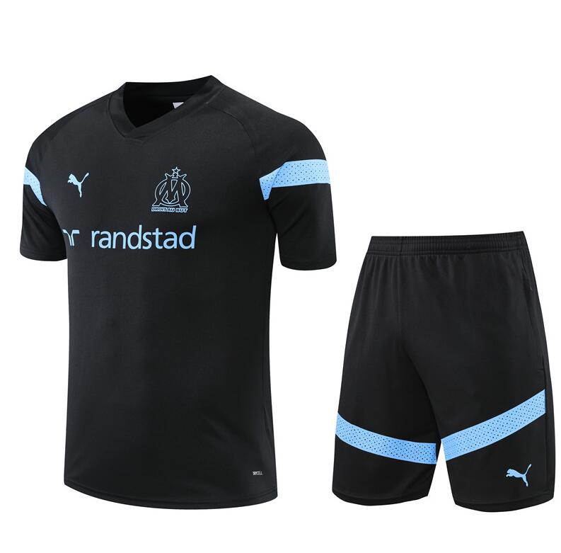 Camiseta Olympique De Marsella Pre-Match Negro 22/23 + Pantalones