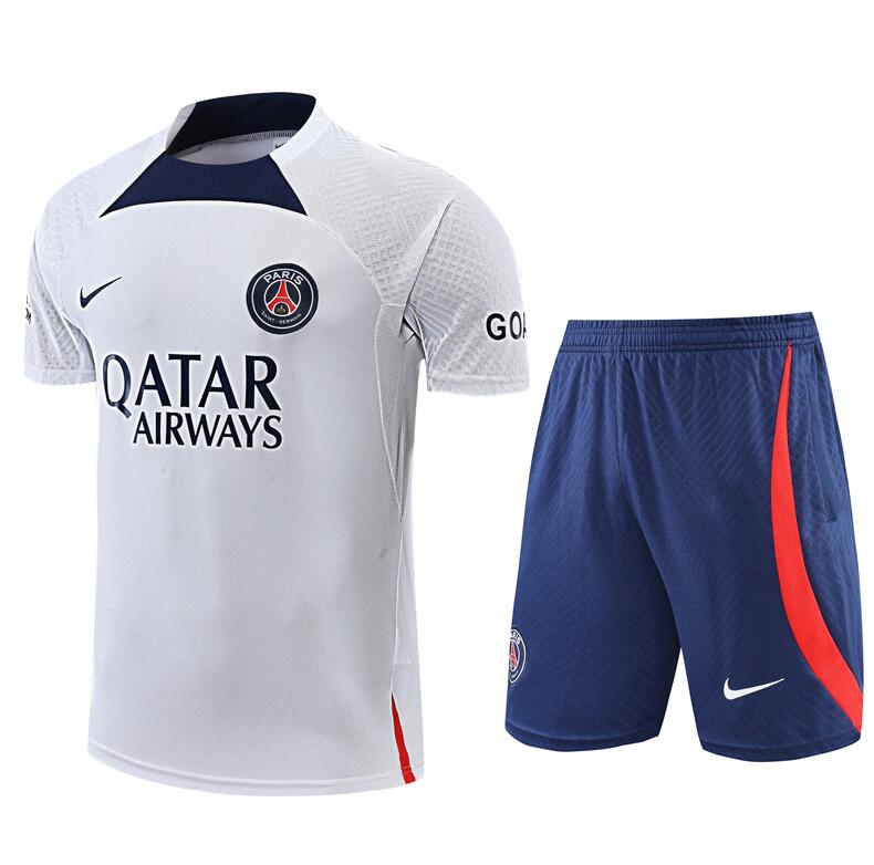 Camiseta Paris St. Germain FC Pre-Match Blanco 22/23 + Pantalones