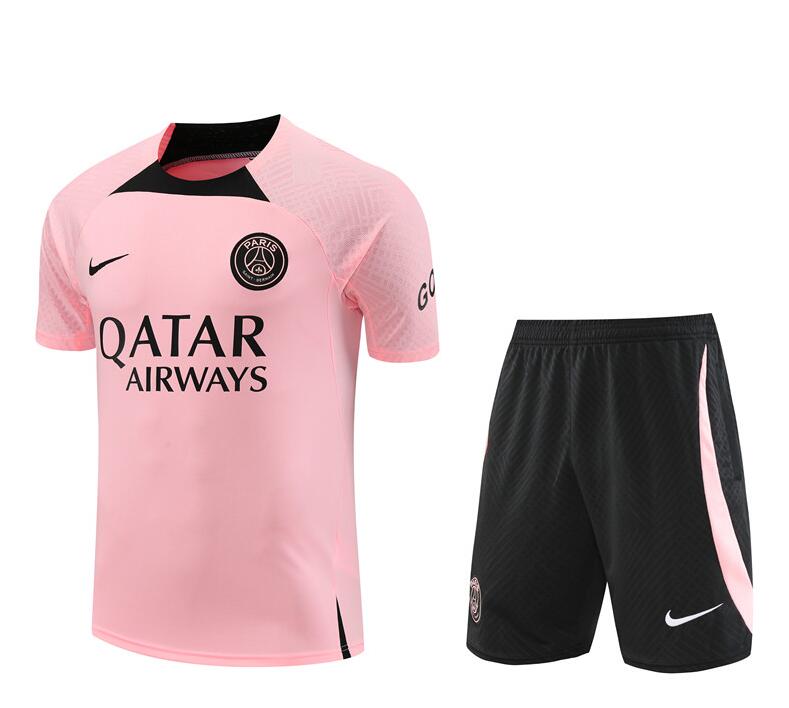 Camiseta Paris St. Germain FC Training Rosa 22/23 + Pantalone