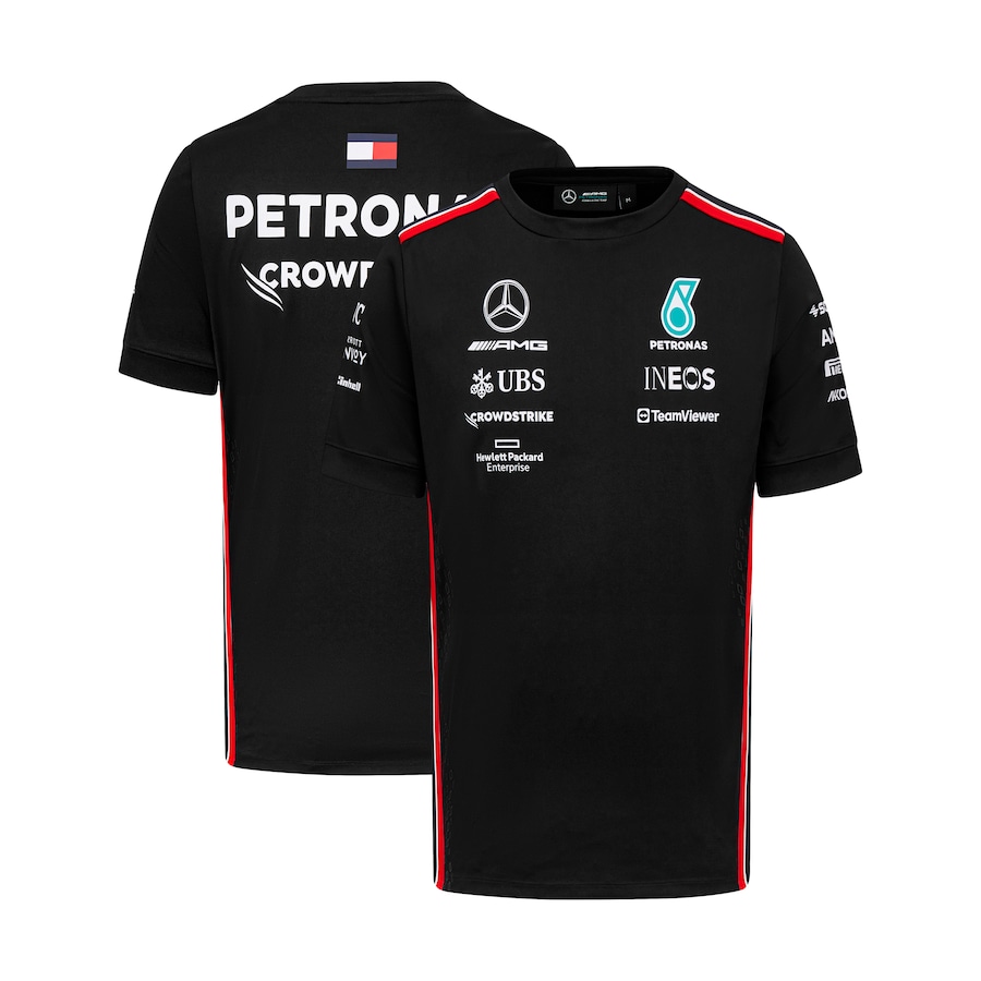 Camiseta Piloto Equipo AMG Petronas F1 2023 - Negro