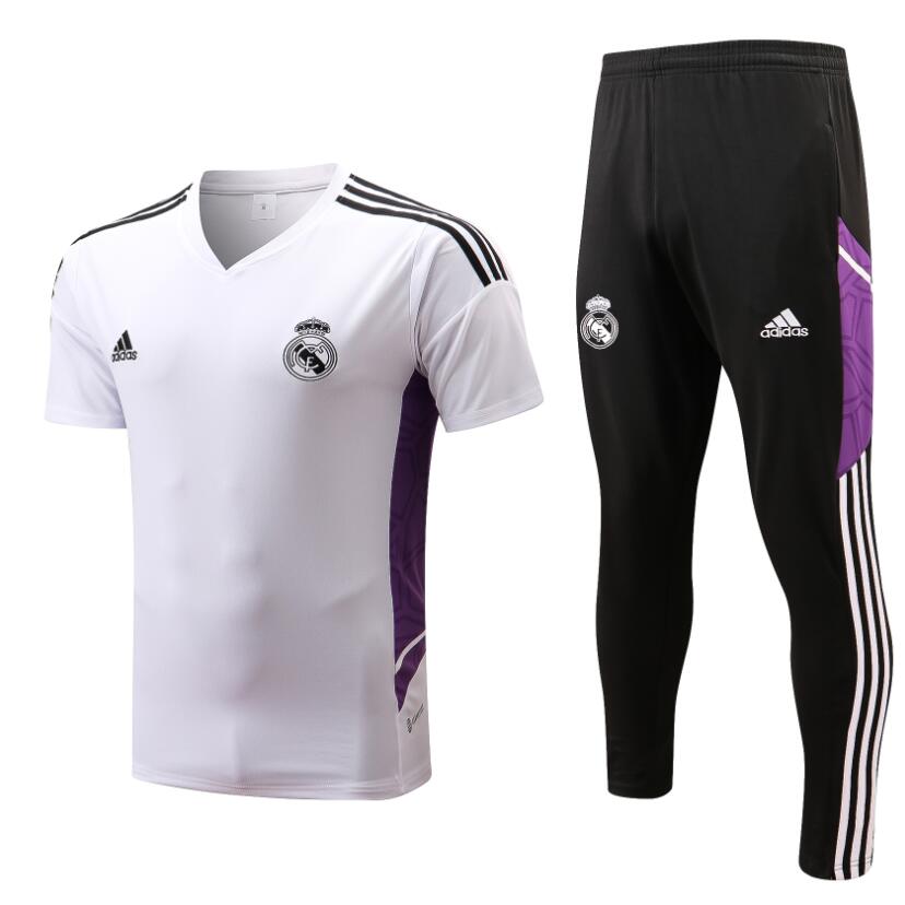 Camiseta Real M adrid Entrenamiento 22/23 Blanco + Pantalones