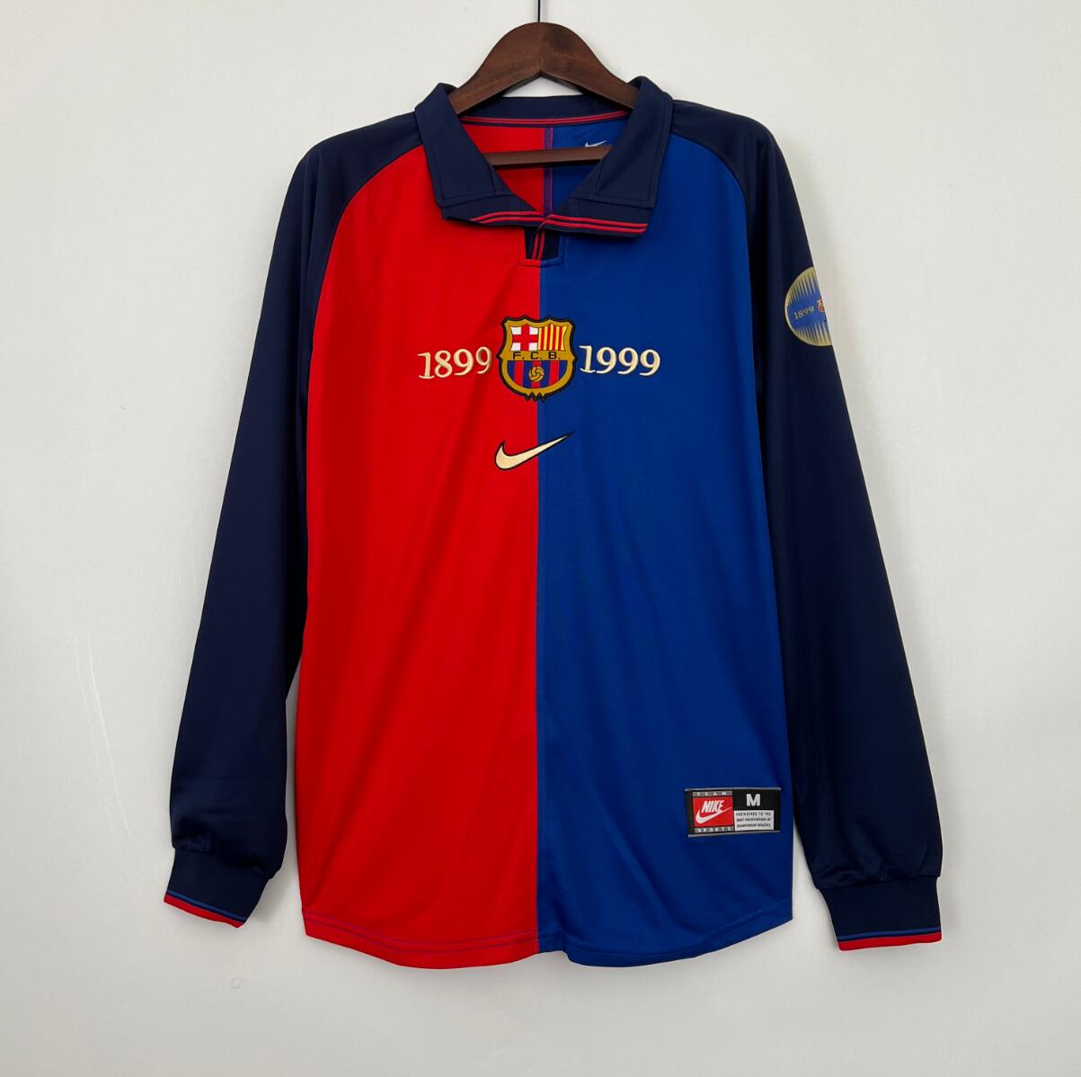 Camiseta Retro Manga Larga Barcelona 100th Anniversary