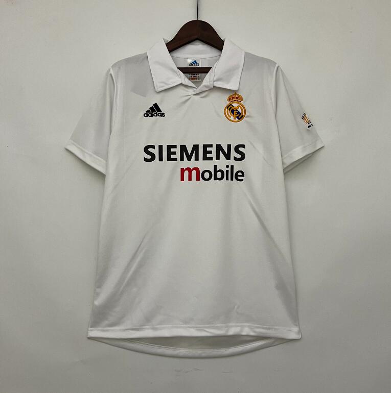 Camiseta Retro Real M adrid Primera Equipación 02/03