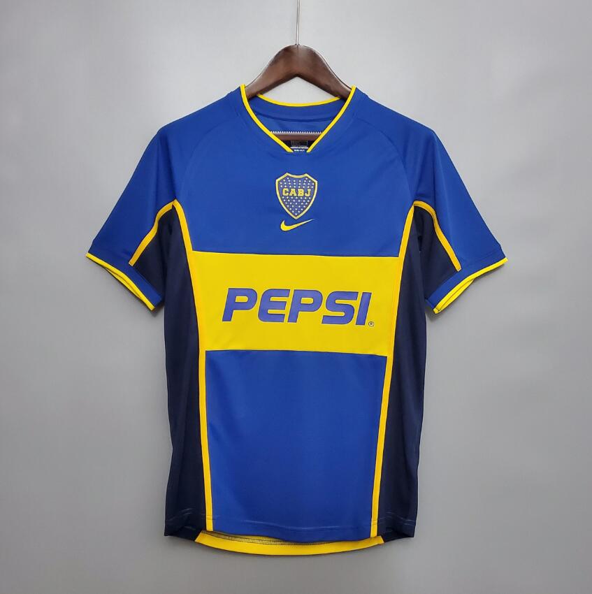 Camiseta Retro Boca Juniors 01/02