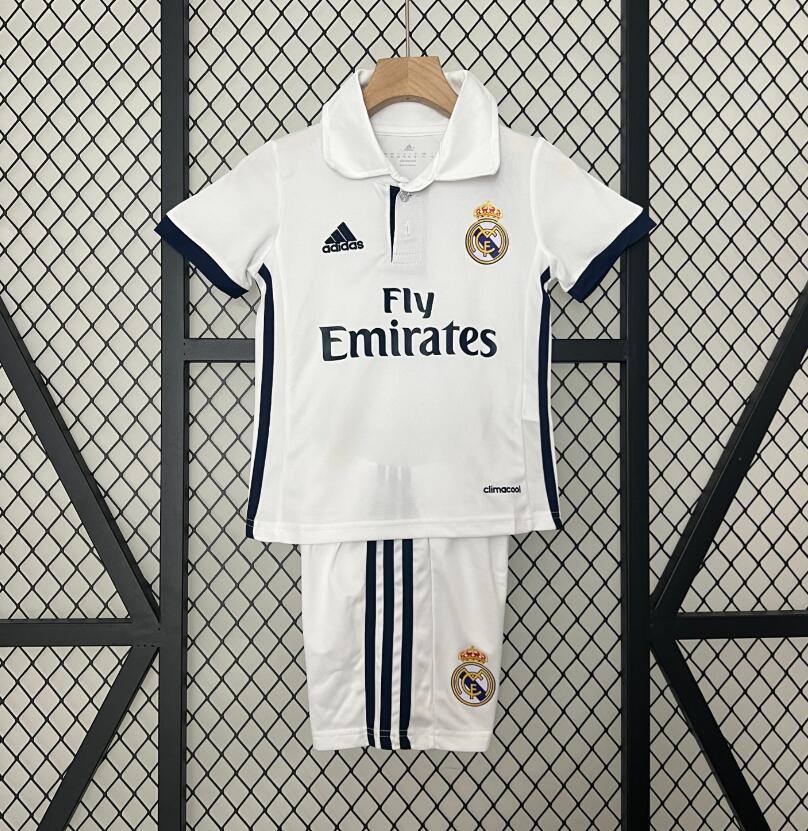 Camiseta Retro Real Madrid Primera Equipación 16/17 Niño