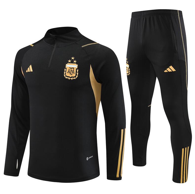 Chandal Entrenamiento Argentina 22/23 Negro (Hombre/Niño) + Pantalones