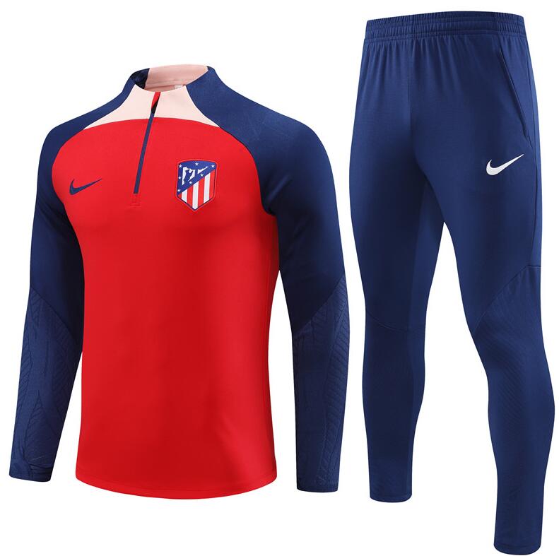 Sudadera Atletico Madrid 2023 - 2024 Rojo + Pantalones