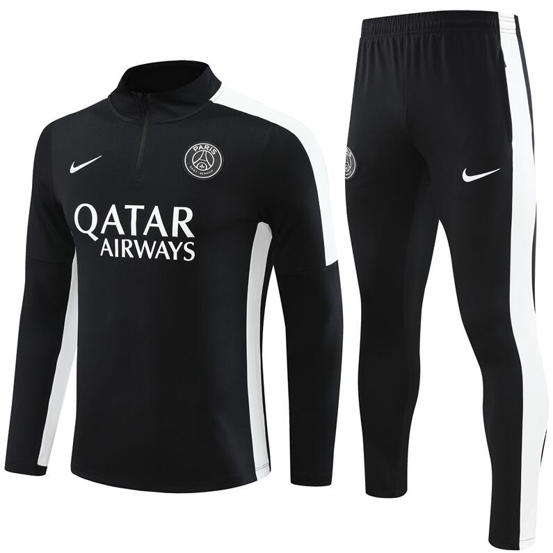 Sudadera FC Paris Saint Germain 2023 2024 Negro (Hombre/Niño) + Pantalones