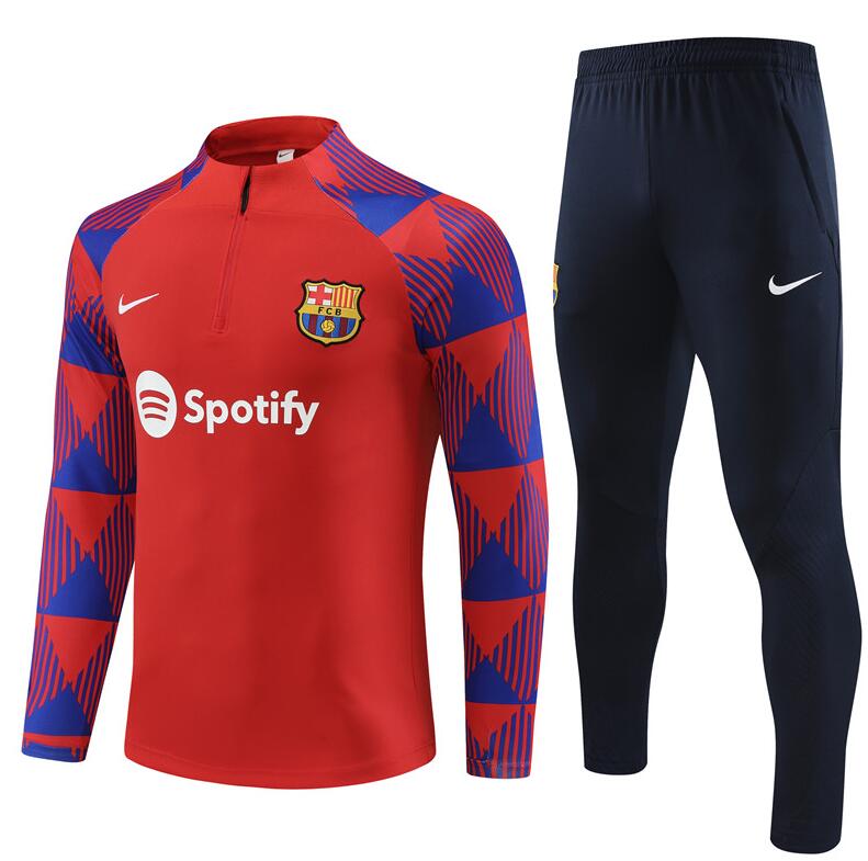 Sudadera Fc B-arcelona Training 23/24 (Hombre/Niño) Rojo + Pantalones