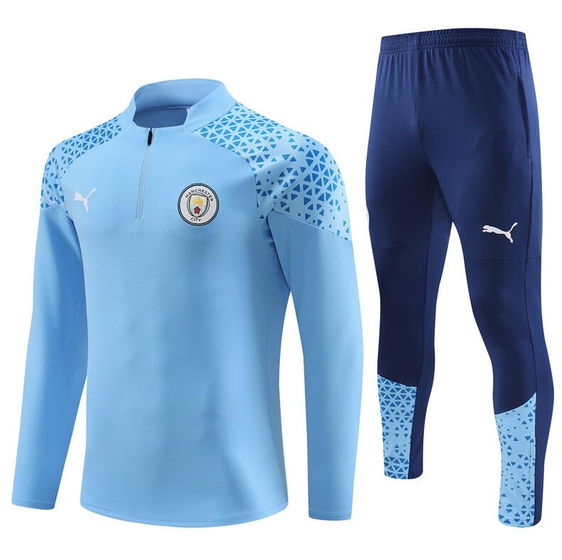 Sudadera Manchester City Training 23/24 Azul (Hombre/Niño) + Pantalones