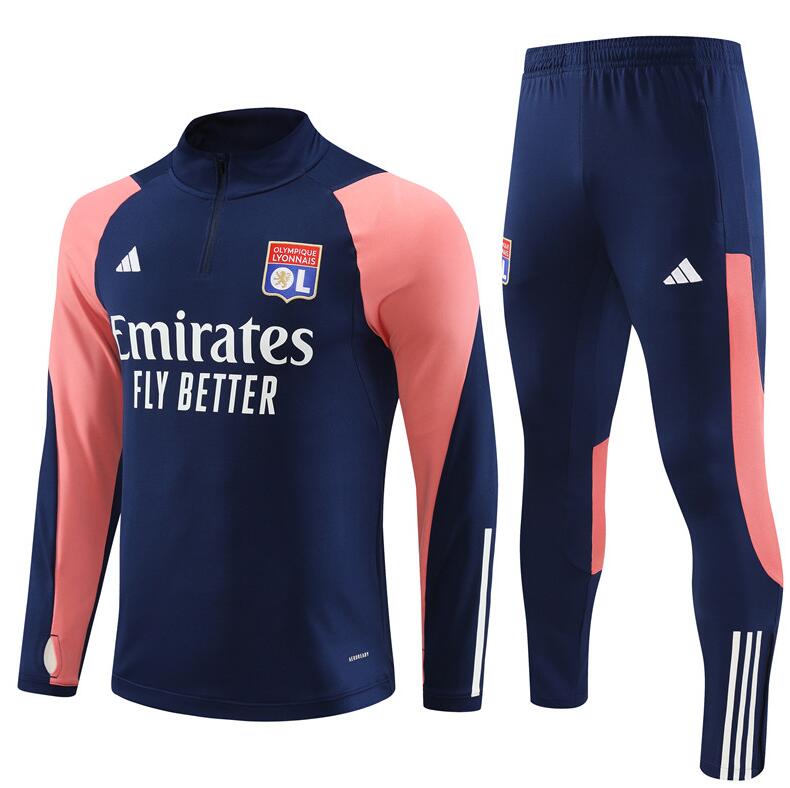 Sudadera Olympique Lyonnais 2023/2024 (Hombre/Niño) + Pantalones