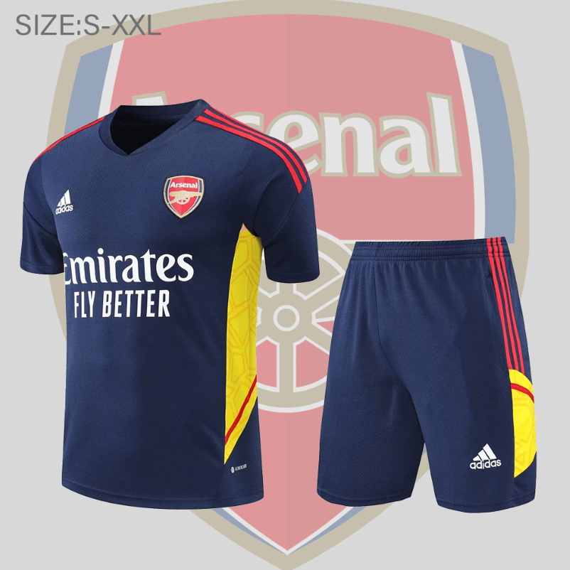 Camiseta Arsenal Conjunto De Entreno Manga Corta 22/23 Royal Blue