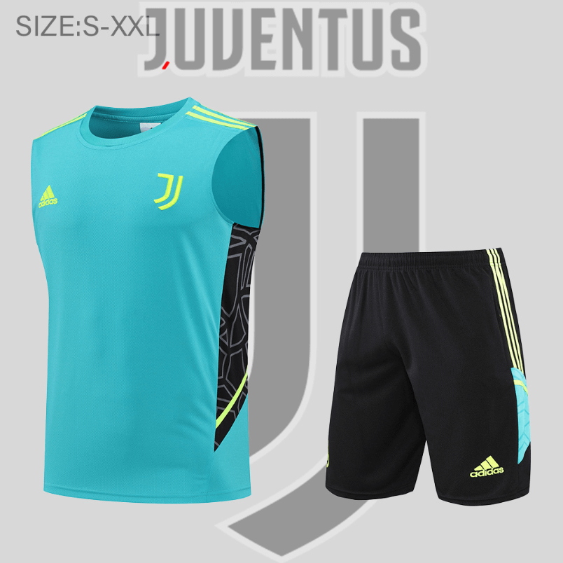 Camiseta Sin Mangas 22/23 Juventus Conjunto De Entreno Azul