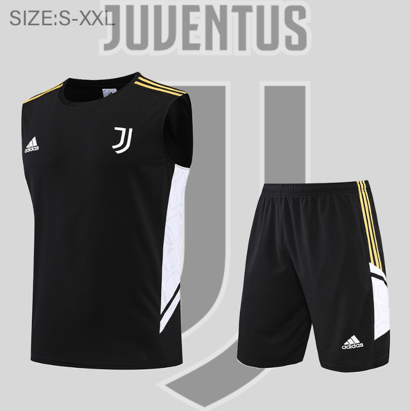 Camiseta Sin Mangas 22/23 Juventus Conjunto De Entreno Negra