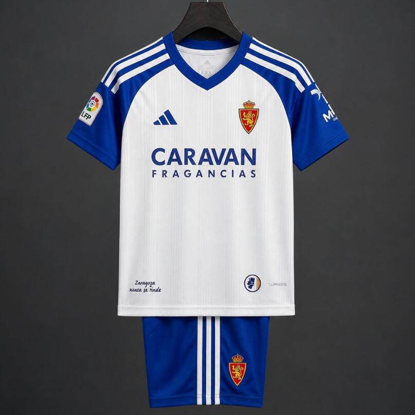 Camiseta Real Zaragoza 1ª Equipación 26/27 Niño