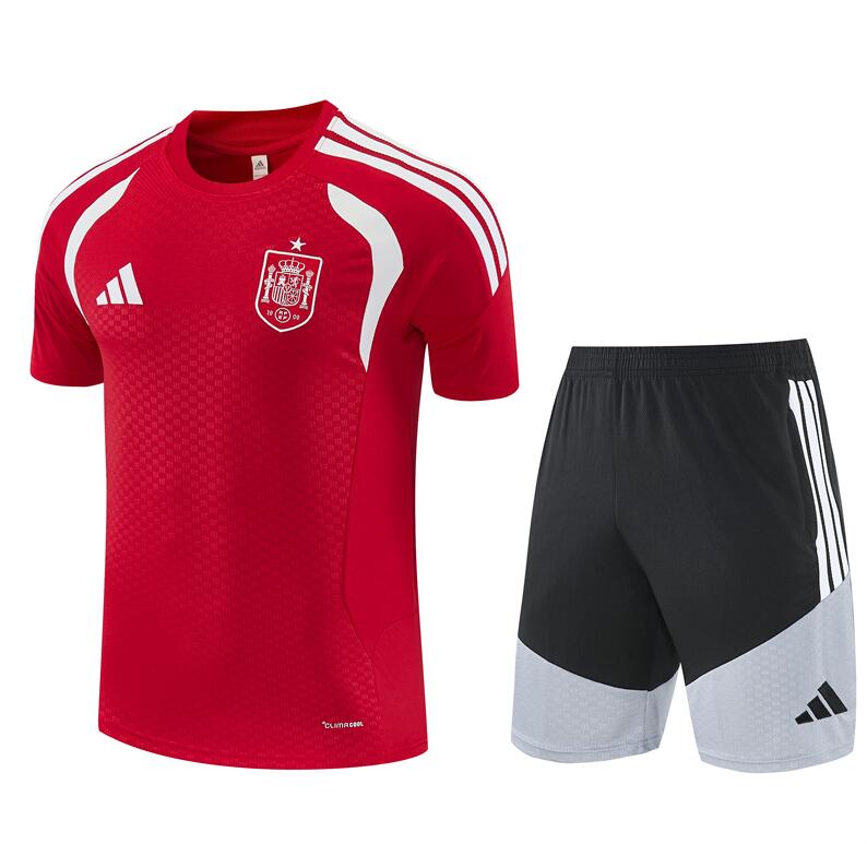 Camisetas España Pre-Match 2026 Rojo (Hombre/Niño)+Pantalones