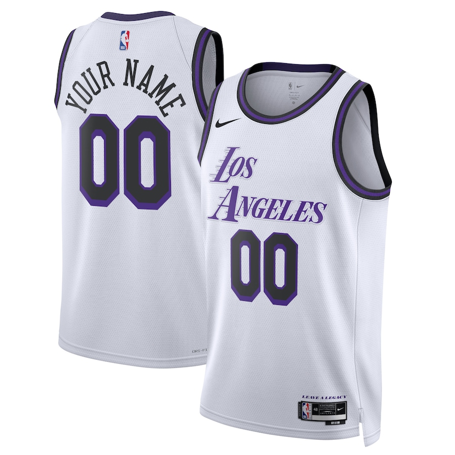 Camiseta City Edition Swingman Los Angeles Lakers - Personalizada