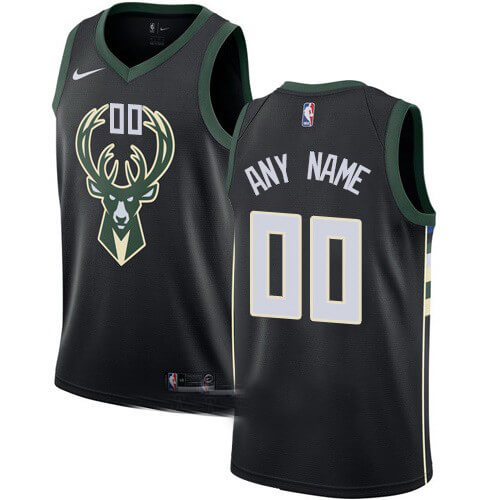 Camiseta Milwaukee Bucks Negro - personalizada - NIÑO