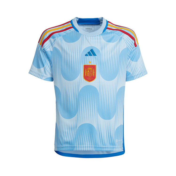 Camiseta España Segunda Equipación Mundial Qatar 2022 Niño